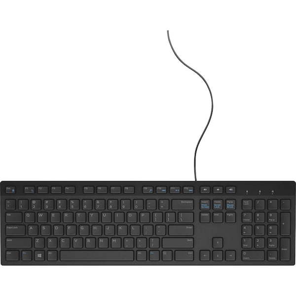 Dell Dell KB216 Keyboard - English (US) - QWERTY Layout - Black - KB216BKUS