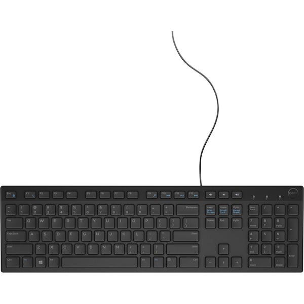 Dell Dell KB216 Keyboard - English (US) - QWERTY Layout - Black - KB216BKUS