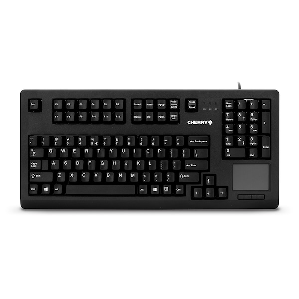 Cherry Black 16 Usb Touchpad 104 Mx Lasered Ke - G80-11900LUMEU-2