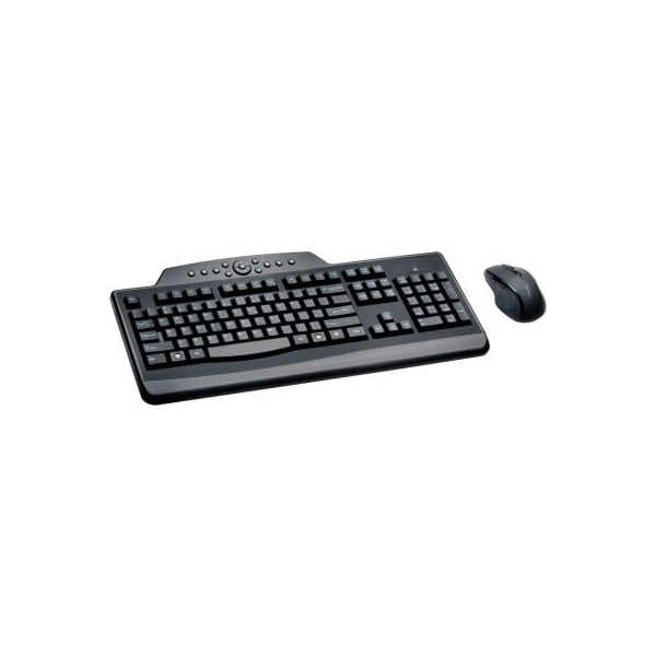Kensington Kensington ProFit Wireless Media Desktop Keyboard and Mouse Set, Black - 72408
