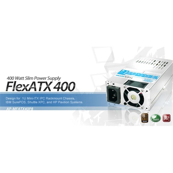 Athena Computer Power Athena Computer Power Athena 400W Flex ATX Power Supply - AT23421