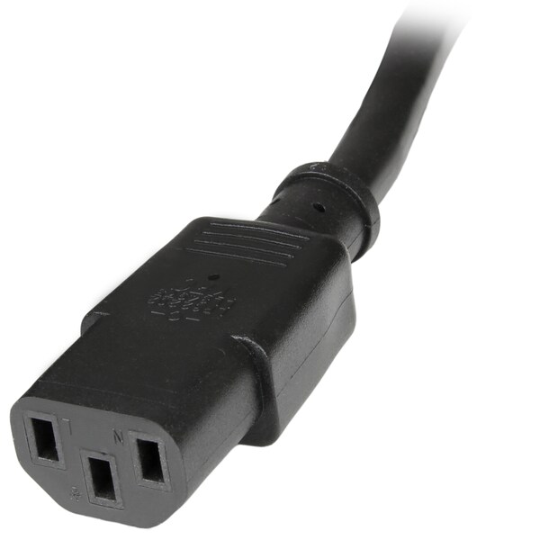 Startech.Com 3ft 14AWG C14 to C13 PDU Power Extension Cord Cable - 14 AWG - PXT100143