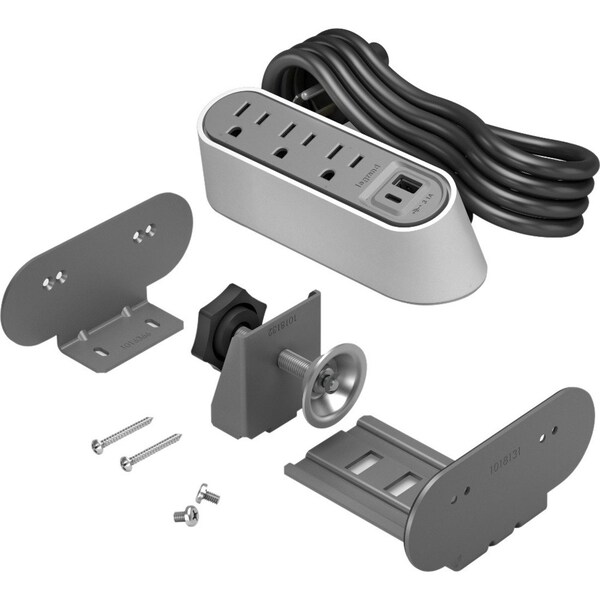 Legrand Plug-In Charger, 6.0" H x 3.9" W x 2.3" D - WSPC320CWH