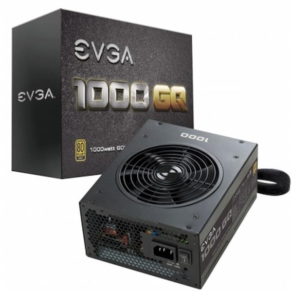 Evga Corporation EVGA 210-GQ-1000-V1 GQ 80 Plus Gold; 1000W ECO Mode Semi Modular Power Supply - 210-GQ-1000-V1