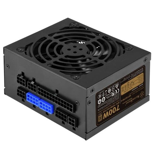 Silverstone SilverStone Technologies SX700-G 700 watt Modular 80 Plus Gold Power Supply; Black - SX700-G
