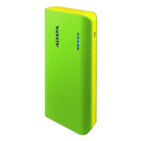 Adata Adata Apt100-10000Mah 5V/2.1A Power Bank Green- Yellow - APT100-10000M-5V-CGRYL