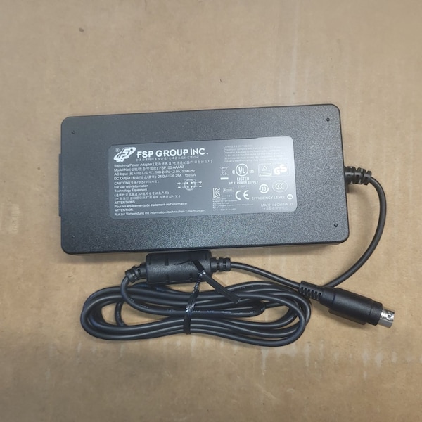 Fsp Group 150W 24V AC Adapter, 4-Pin DIN w/Power Cord - FSP150-AAAN3