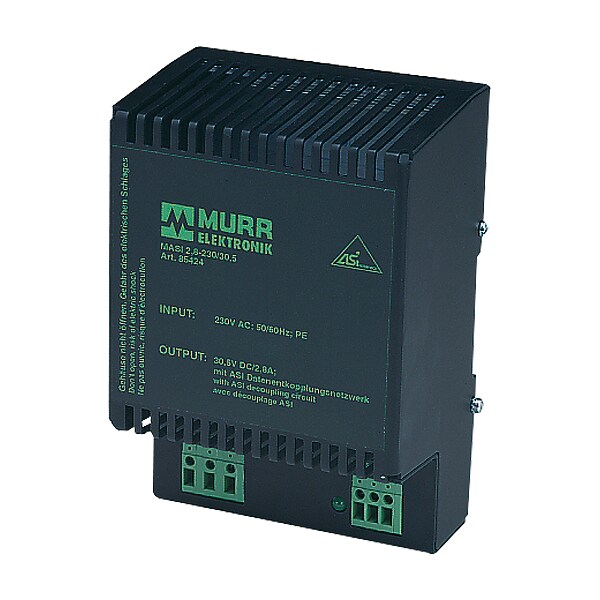 Murrelektronik MASI ASI POWER SUPPLY 1-PHASE, IN: 230VAC OUT: 30, 5V/2, 8ADC - 85424