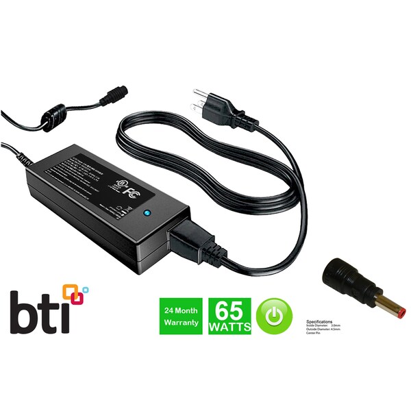 Battery Technology Desktop Ac Adpt Black For Dell W/ 4.5Mm - 492-BBME-BTI