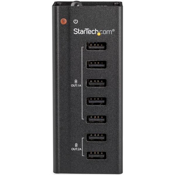 Startech.Com 7 Port USB Charging Station with 5x 1A Ports and 2x 2A Ports - ST7C51224