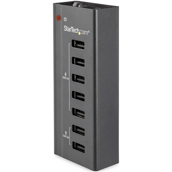 Startech.Com 7 Port USB Charging Station with 5x 1A Ports and 2x 2A Ports - ST7C51224