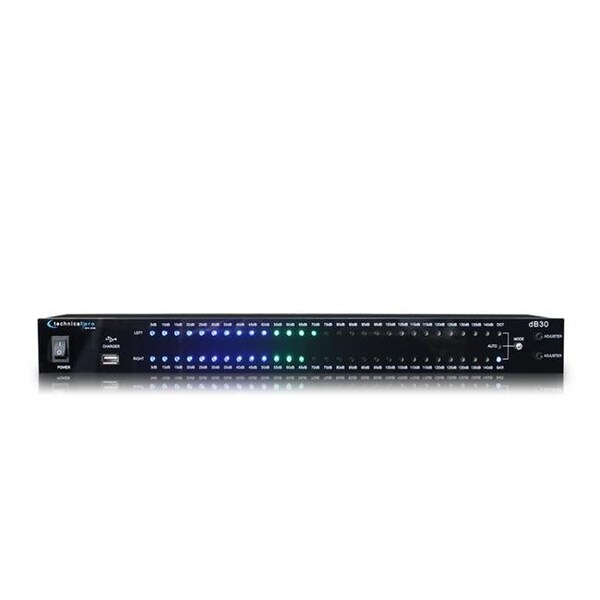 Sonic Boom 1U Rack Mount dB Display with 8 outlet power supply - SO132825
