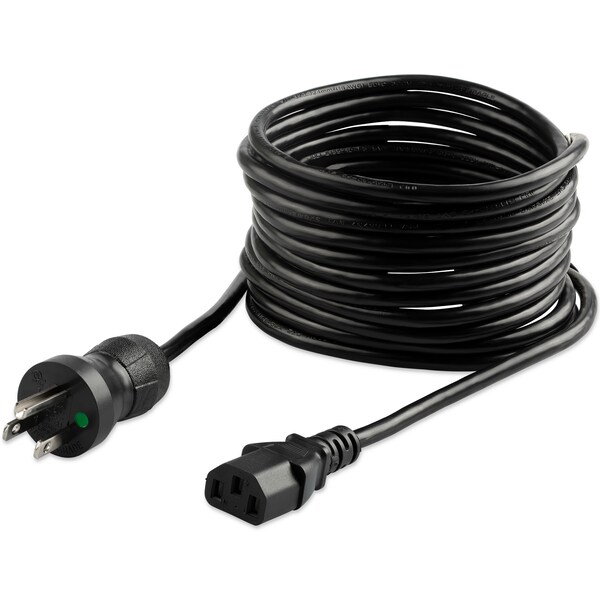 Startech.Com 15ft Hospital-Grade Power Cord - NEMA 5-15P to C13 - PXTMG10115
