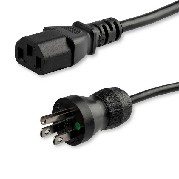 Startech.Com 15ft Hospital-Grade Power Cord - NEMA 5-15P to C13 - PXTMG10115