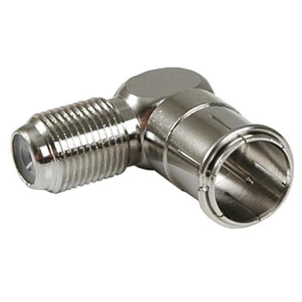 Fivegears Coaxial Adapter; F Female-f Male; Push-on; 90 Deg. - FI67371