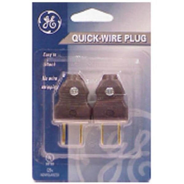 Jasco Jasco Products 54266 4305-12W5 Brown Dead Front Attachment Plug - 2 Pack; Pack Of 5 - 255406