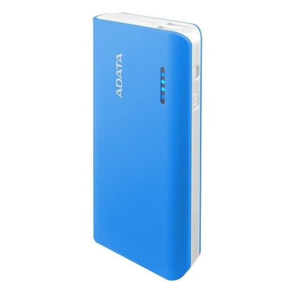 Adata Adata Apt100-10000Mah 5V/2.1A Power Bank Blue-White - APT100-10000M-5V-CBLWH