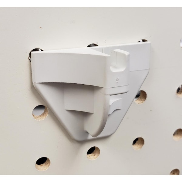 Quick Back 1.35 in. 250 White Plastic Use with the hooks above Peg Hook Back 100 pk - QBP5A B/P-100
