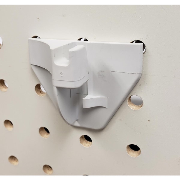 Quick Back 1.35 in. 250 White Plastic Use with the hooks above Peg Hook Back 100 pk - QBP5A B/P-100