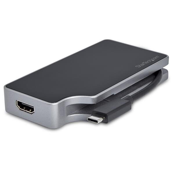 Ezgeneration 4-in-1 60Hz 95W Power USB-C Multiport Video Adapter Space Gray - EZ3746069