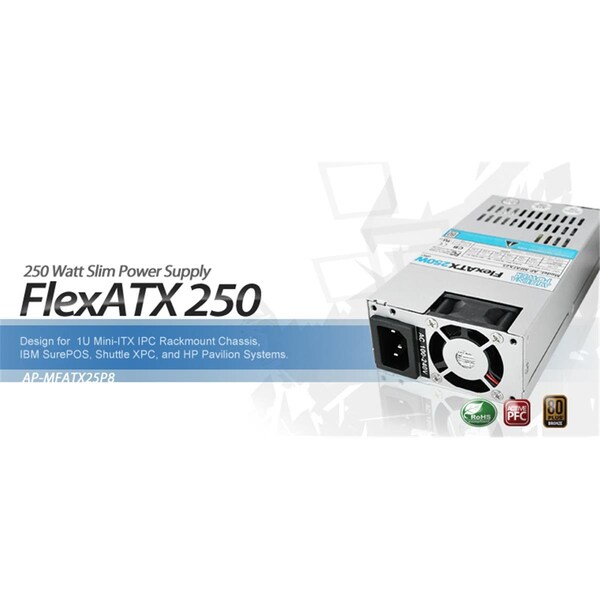 Athena Computer Power Athena Computer Power Athena 250W Flex ATX Power Supply - AT23419