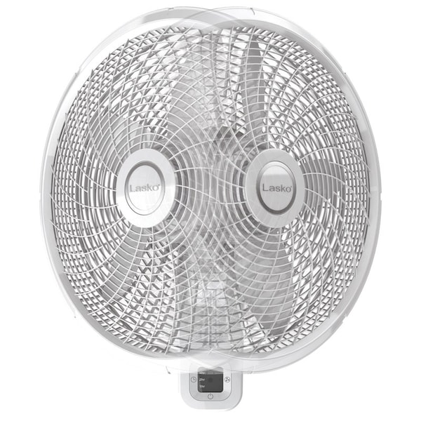 Lasko Lasko 22.5 in. H X 18 in. D 3 speed Oscillating Wall Mount Fan Remote Control - M18950