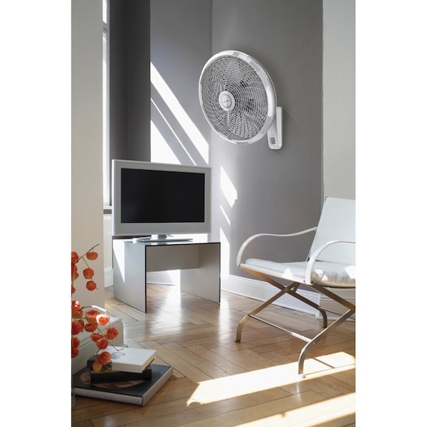 Lasko Lasko 22.5 in. H X 18 in. D 3 speed Oscillating Wall Mount Fan Remote Control - M18950