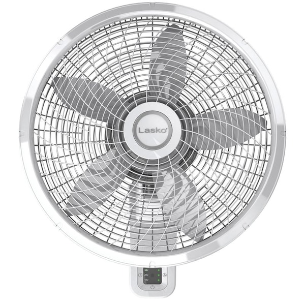 Lasko Lasko 22.5 in. H X 18 in. D 3 speed Oscillating Wall Mount Fan Remote Control - M18950