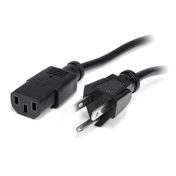 Startech.Com 3ft 14AWG NEMA5-15P to C13 Desktop PC Power Cord Cable - 14 AWG - PXT101143