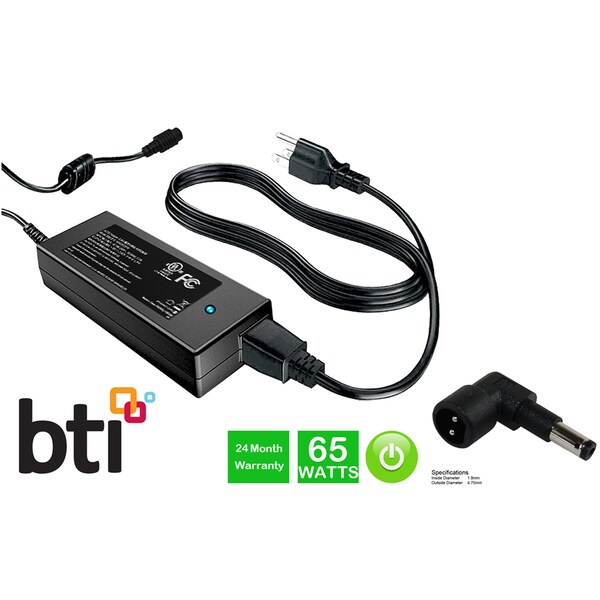 Battery Technology Desktop Ac Adpt Black For Hp W/ 4.75Mm - 693715-001-BTI