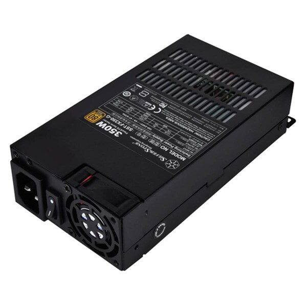 Silverstone 350 watt 80 Plus Gold Power Supply with Fixed Cables, Black - SI476493