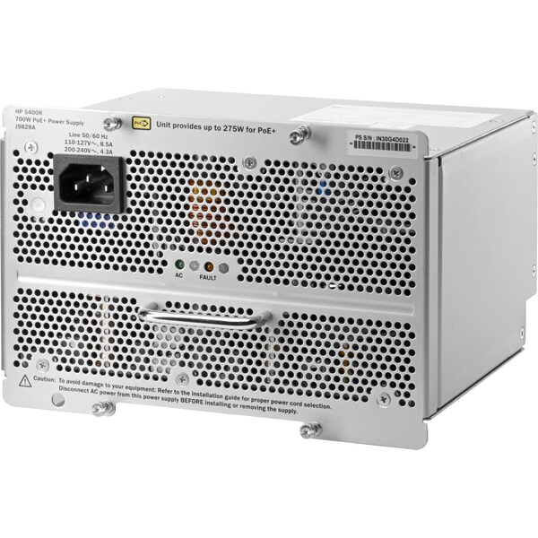 Hpe Hp 5400R 700W Poe+ Zl2 Power Supply Us E - J9828A#ABA