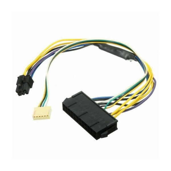 Sanoxy 11.8in 24P to 6P Power Supply Adapter Cable Compatible with HP Elite 8100 8200 8300 800G1 - SANOXY-CABLE12