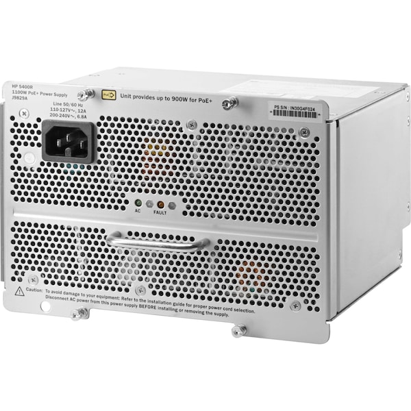 Hpe Hp 5400R 1100W Poe+ Zl2 Power Supply Us - J9829A#ABA