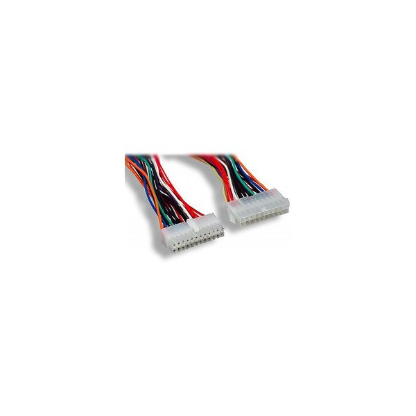 Swe-Tech 3C ATX 20-pin Female to ATX 24-pin Male, Computer Power Supply Motherboard power Adapter, 6in - FWT11W3-07206