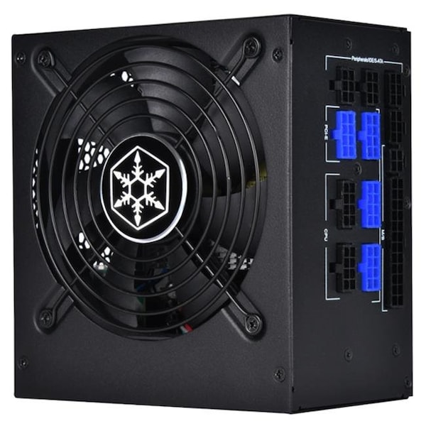 Silverstone SilverStone Technologies ST85F-GS-V2 850 watt 140 mm Computer Power Supply PSU Fully Modular with 80 Plus Gold & Design Power Supply; Black - ST85F-GS-V2