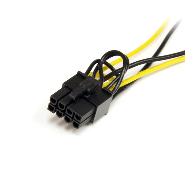 Startech.Com 6in SATA Power to 8 Pin PCIe Video Card Power Cable Adapter - SATPCIEX8ADP