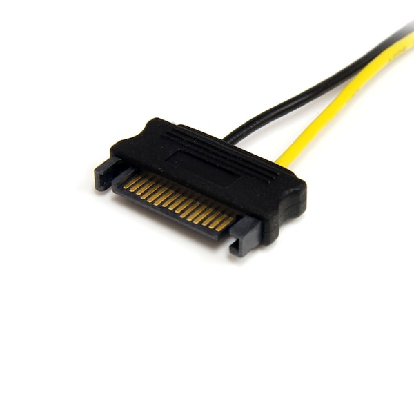 Startech.Com 6in SATA Power to 8 Pin PCIe Video Card Power Cable Adapter - SATPCIEX8ADP