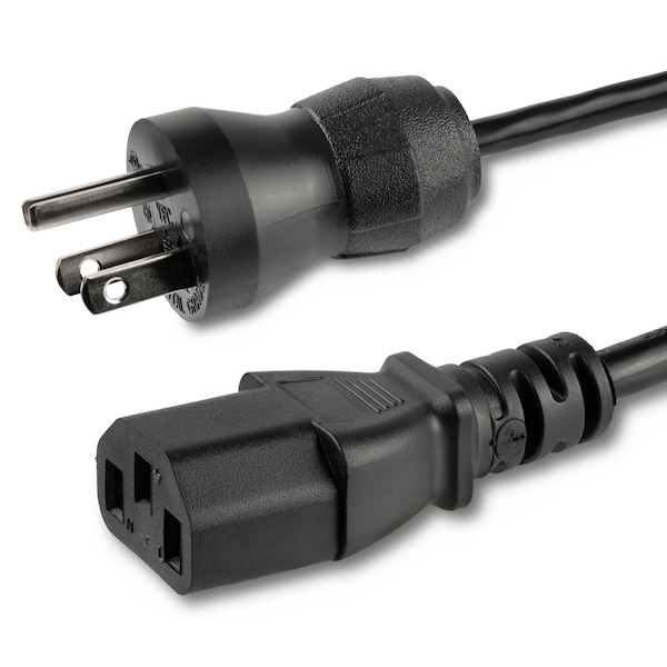 Startech.Com 3ft Hospital-Grade Power Cord - NEMA 5-15P to C13 - PXTMG1013