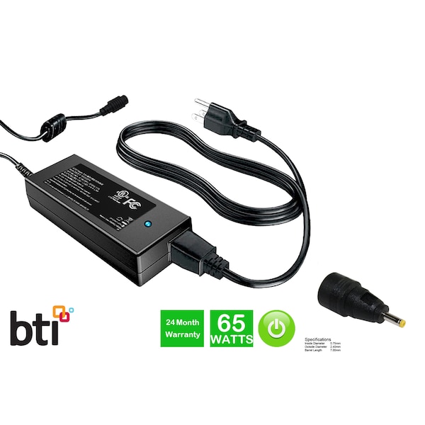 Battery Technology Ac Adapter For Asus 19V/65W Ac Adapter For Eee Pc 1001P, 1005, 1008,  - AC-1965130