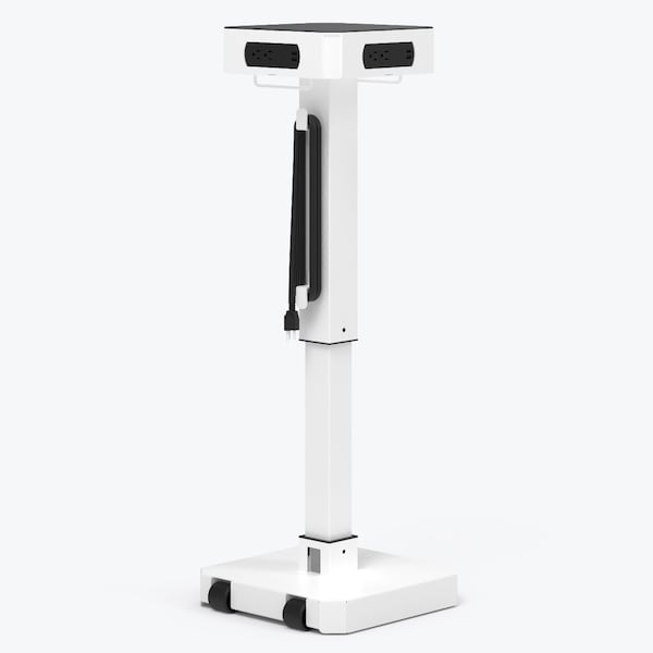 Luxor LuxPower Mobile AC and USB Charging Tower - LUXPWR-WH