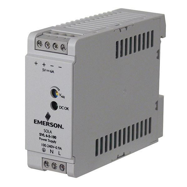 Solahd Din Rail Power Supply, 6 A, 30 W - SVL65100