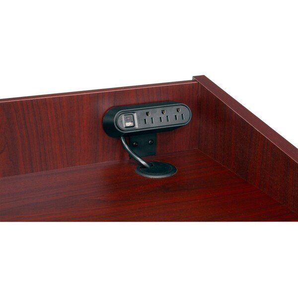 Legrand Plug-In Charger, 6.0" H x 3.9" W x 2.3" D - WSPC320CBK