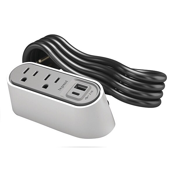 Legrand Plug-In Charger, 5.1" H x 3.9" W x 2.3" D - WSPC220CWH