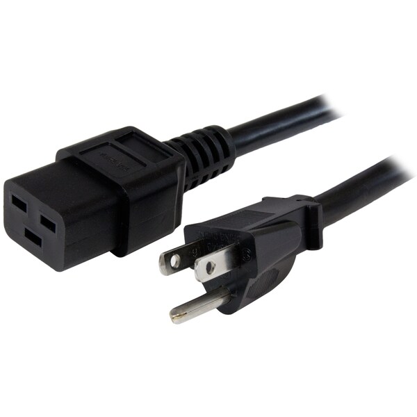 Startech.Com 6ft NEMA 5-15P to IEC 320 C19 Power Cord - 125V at 15A - PXT515C19146