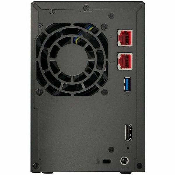 Asustor 2-BAY NAS, INTEL JASPER LAKE QUAD-CORE, 4GB DDR4 SODIMM, M.2 NVME SLOTS X 4, 2.5 - AS6702T
