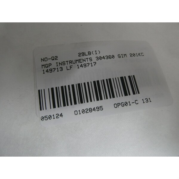 Instrumentos Mgp Detector FAGM 75M con Cable de 120V-AC - 304360 GIM 201KC 149713 LF 149717