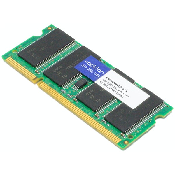 Add-On Addon Dell Snpnwmx1C/4G Compatible 4Gb Ddr3-1600Mhz Unbuffered Dual - SNPNWMX1C/4G-AA