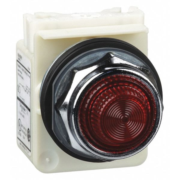 Luz piloto Schneider Electric, Incandescente, Roja, 110-120V - 9001KP1R31