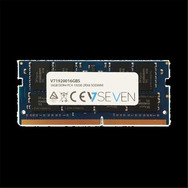 V7 1920016GBS-U 16GB 2400Mhz SODIMM 1024 x 8 Memory Module - V71920016GBS-U
